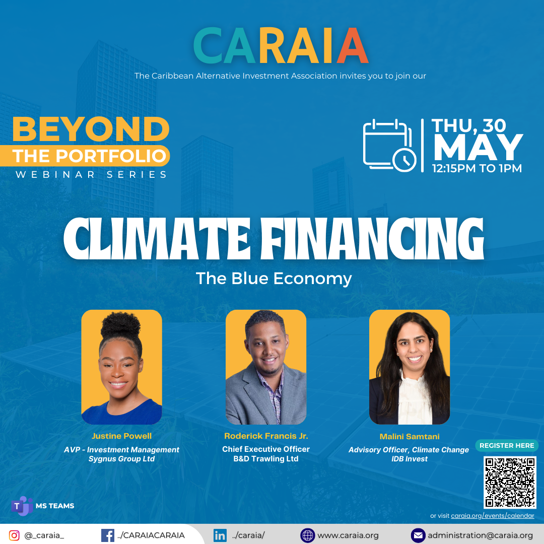 CARAIA's Webinar - Climate Financing: The Blue Economy