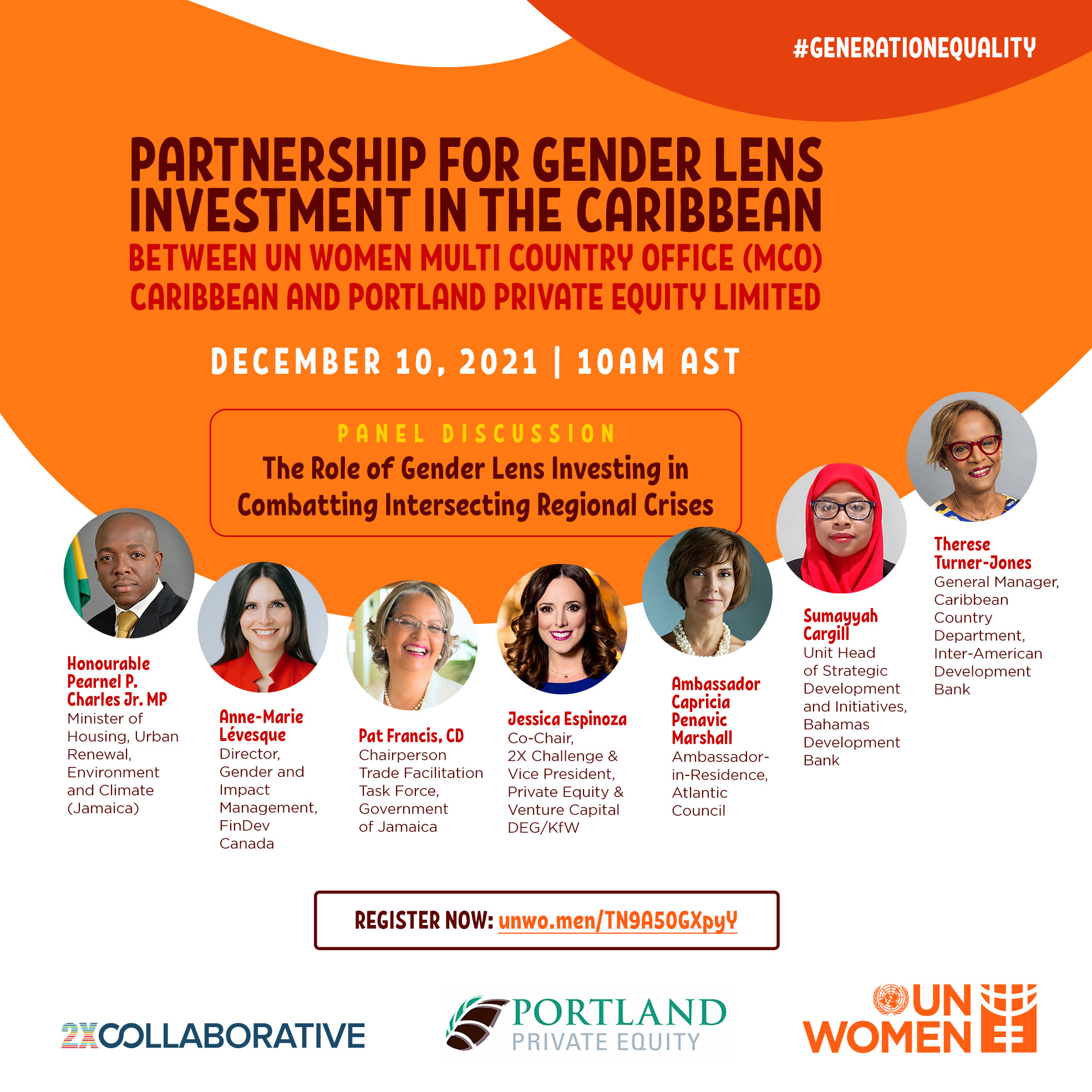 MOU signing between Portland Private Equity and UN Women MCO -- Friday Dec 10, 2021 at 9am EST
